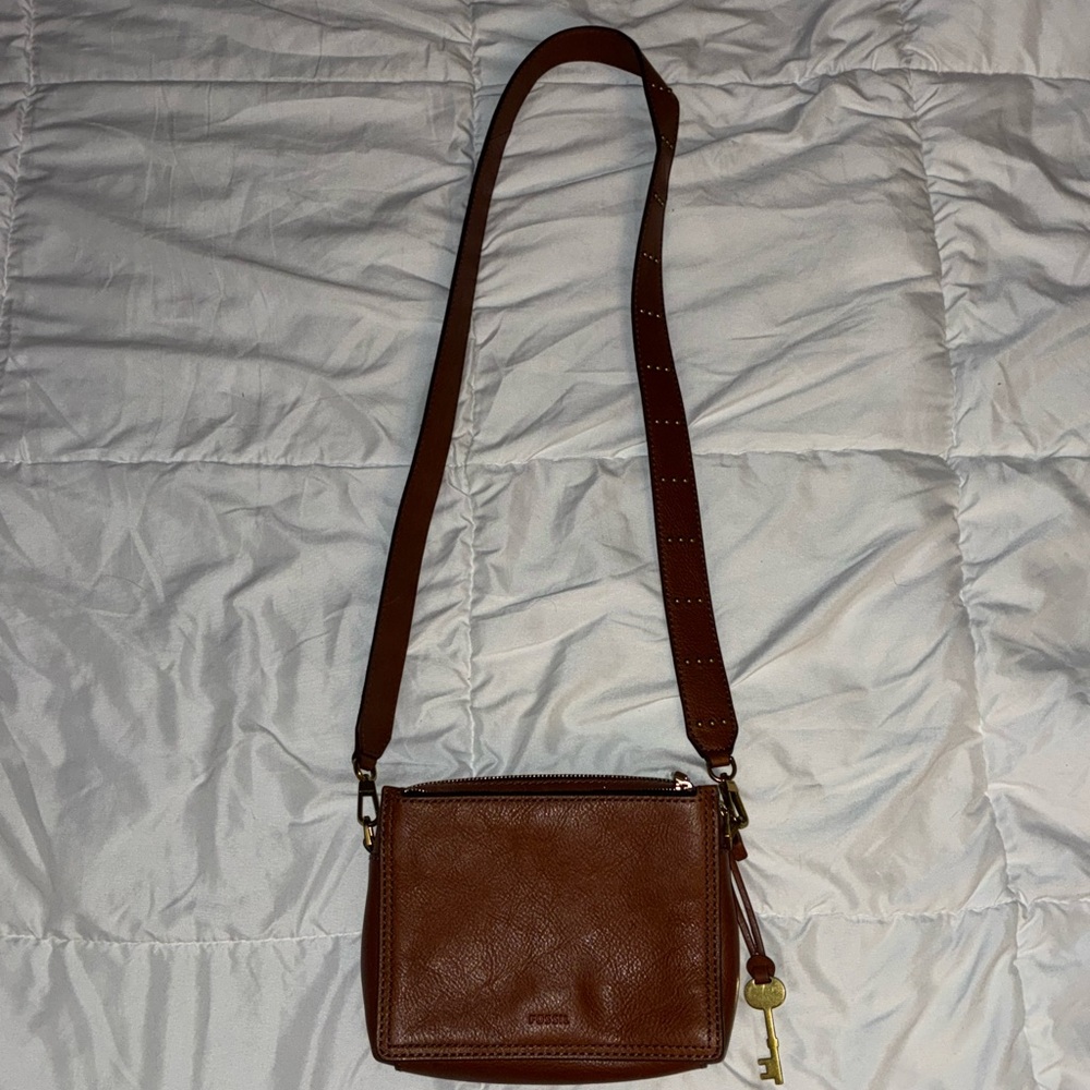 Fossil Brown Crossbody Bag